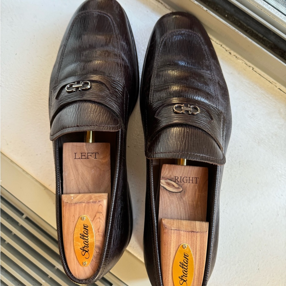 Salvatore Ferragamo leather loafers
